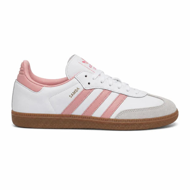 Adidas Samba- Branco/Rosa
