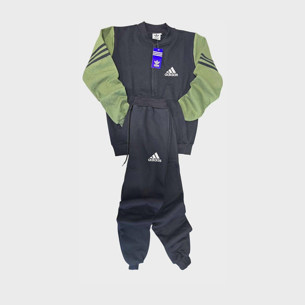 Fato de Treino Adidas Preto/Verde